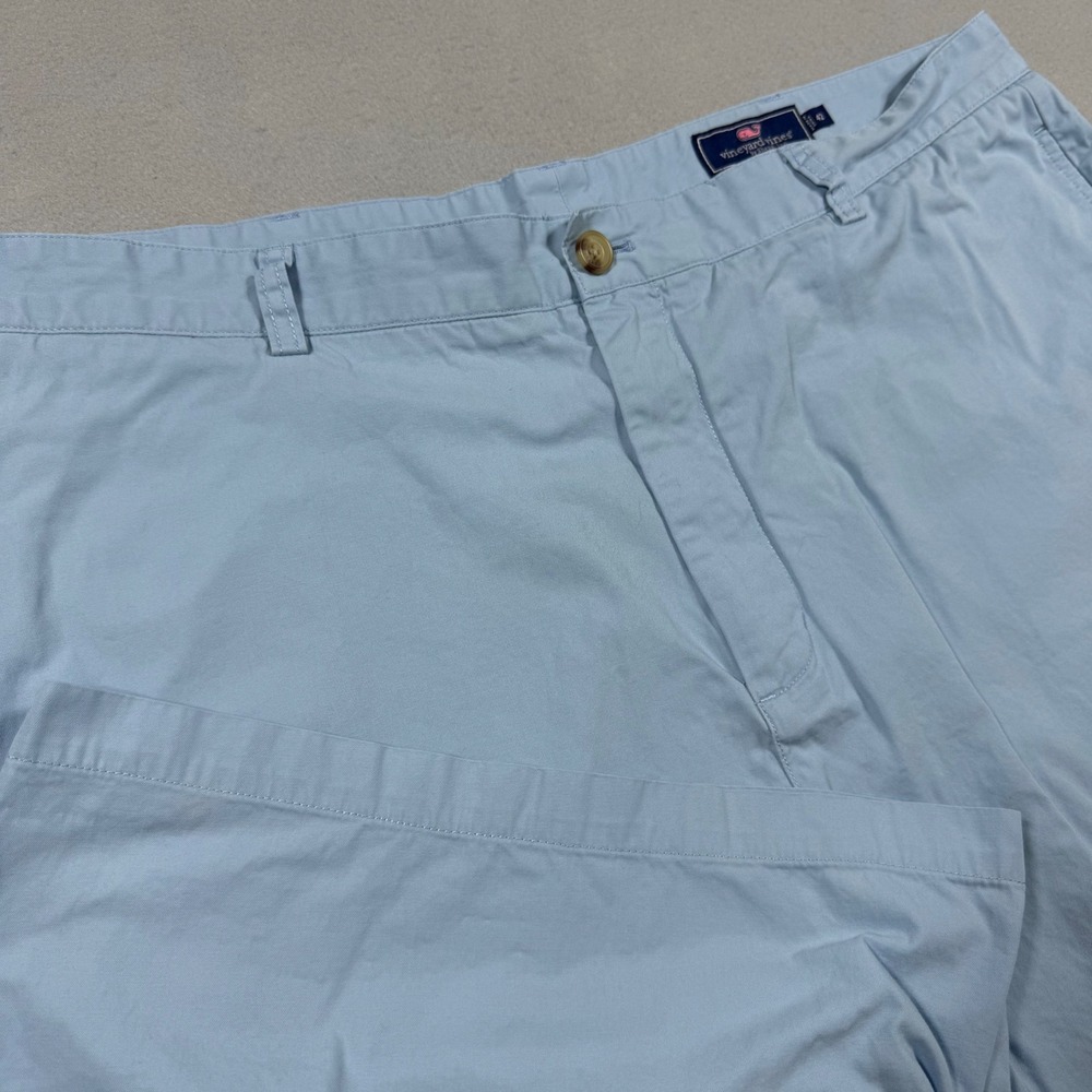 Vineyard Vines Mens Breaker Shorts Light Blue Cotton Chino Size 42
